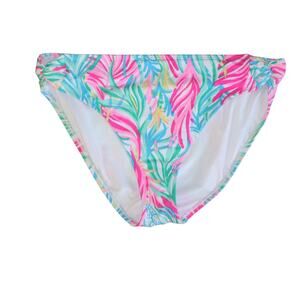 NWT Lilly Pulitzer Zarah Bikini Bottom in Multi Sea Turtle Soirée Size 16 004420